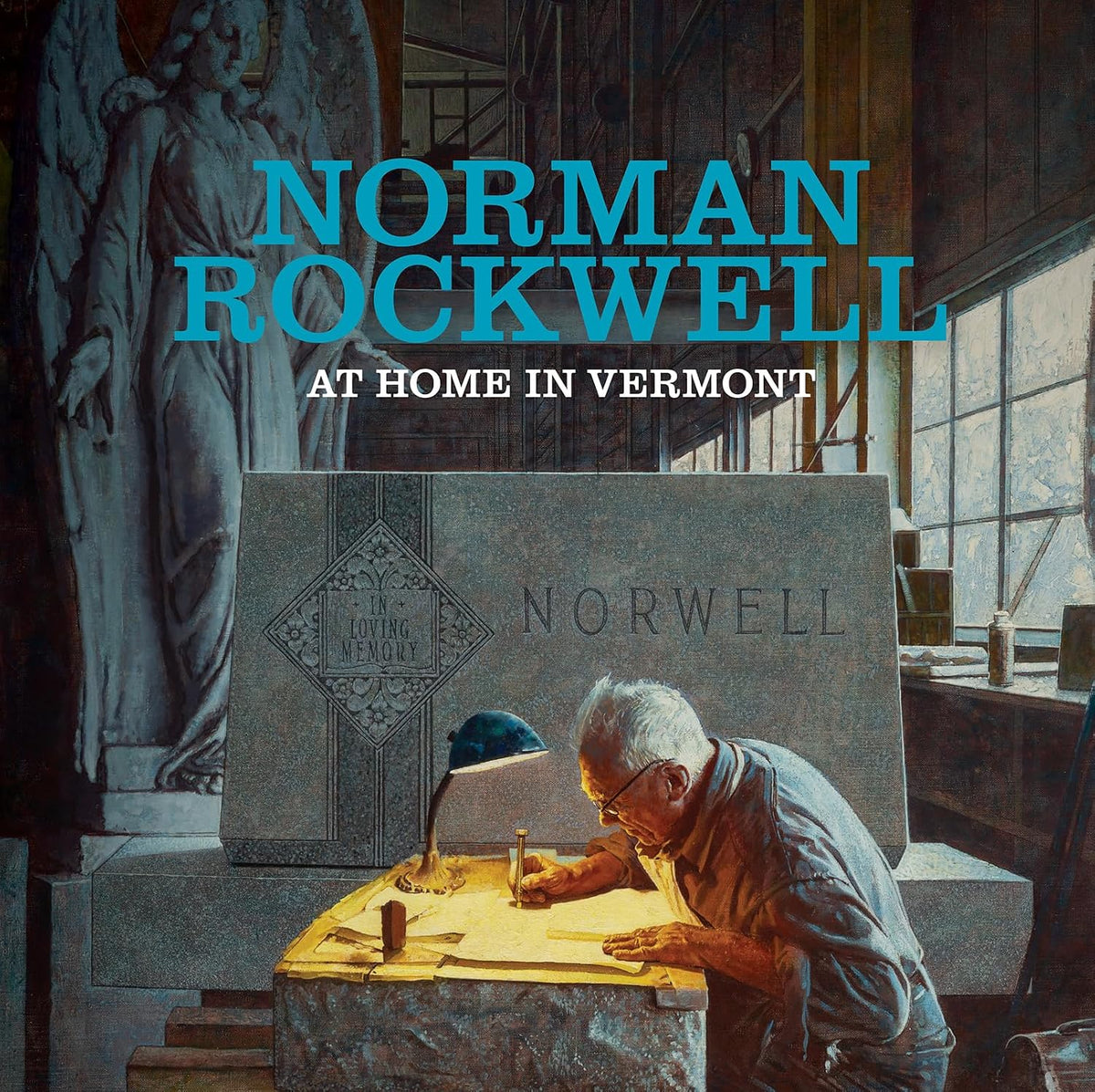Norman Rockwell At Home in Vermont book cover, Shelburne Museum exhibition catalog