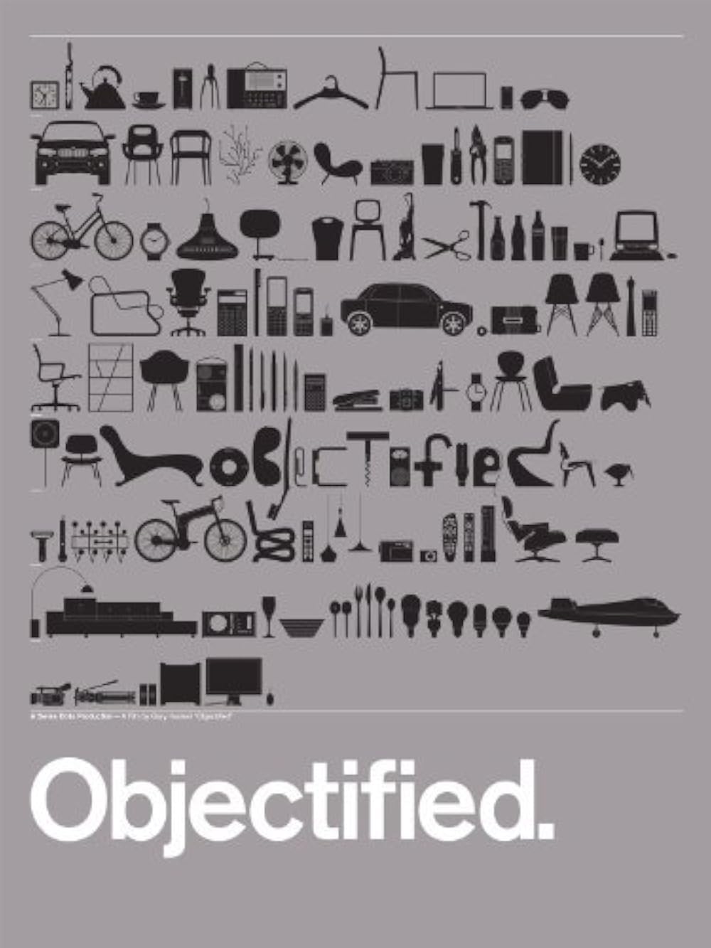 Objectified DVD cover, 2009 documentary on industrial design by Gary Hustwit