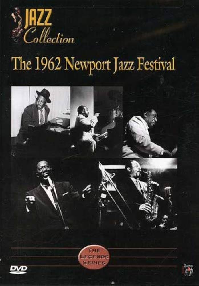 The 1962 Newport Jazz Festival DVD cover, vintage jazz concert film