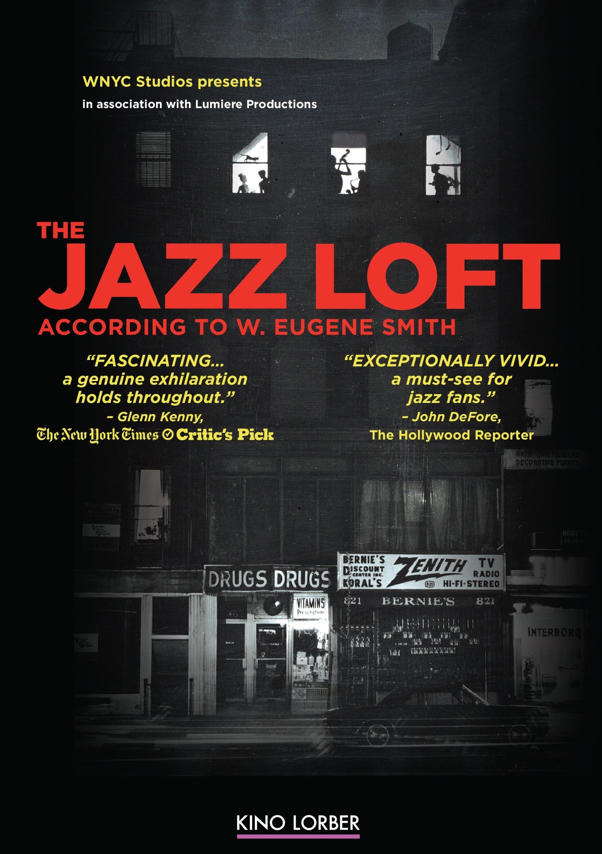 The Jazz Loft According to W. Eugene Smith DVD cover, documentary on photographer W. Eugene Smith's jazz archive