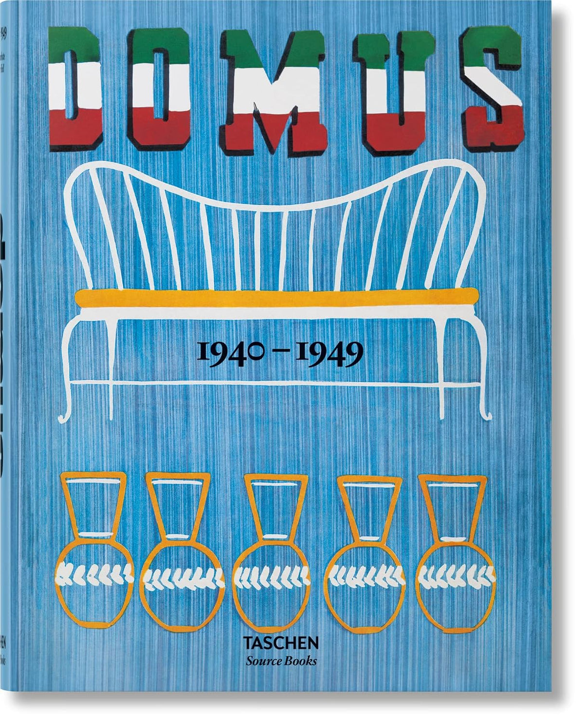 Domus 1940-1949 Taschen book cover, architecture and design sourcebook
