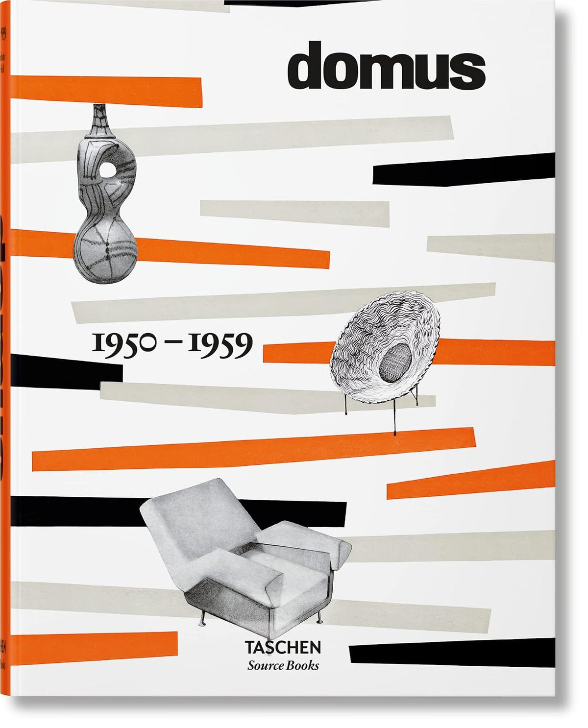 Domus 1950-1959 Taschen book cover, architecture and design sourcebook