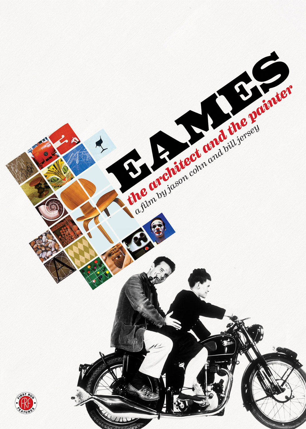 Eames The Architect and the Painter DVD cover, documentary on Charles and Ray Eames