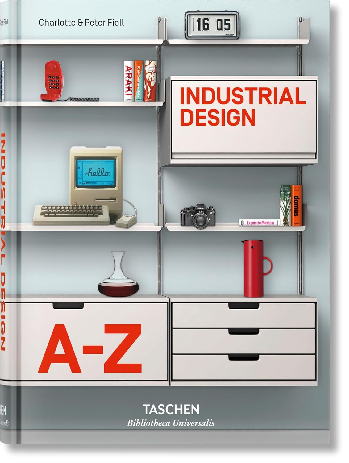 Industrial Design A-Z book cover by Fiell, Taschen Bibliotheca Universalis series