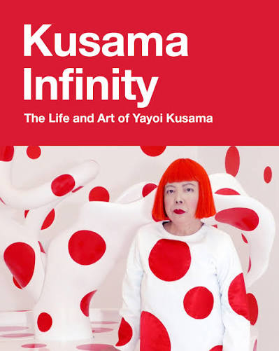 Kusama Infinity DVD cover, documentary on artist Yayoi Kusama